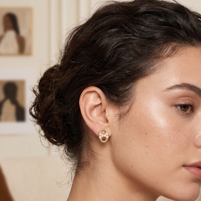 Topos Forame Chapados en Oro 18K