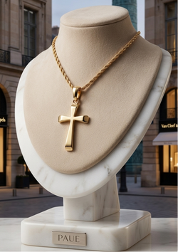 Dije Cruz En Oro Laminado