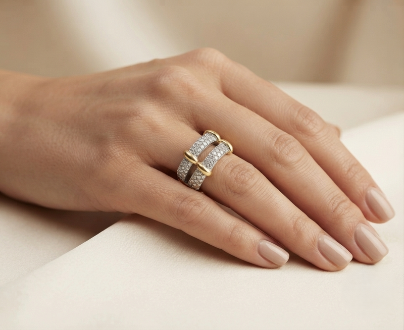 Anillo spicy Oro Plata