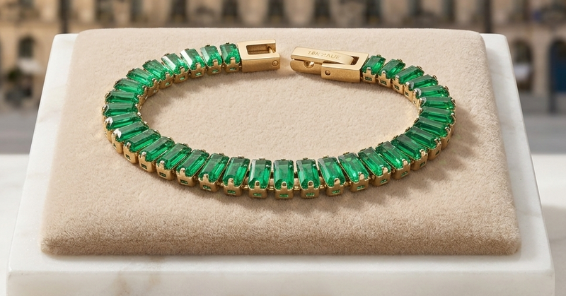 Pulsera Romelia En Oro Laminado