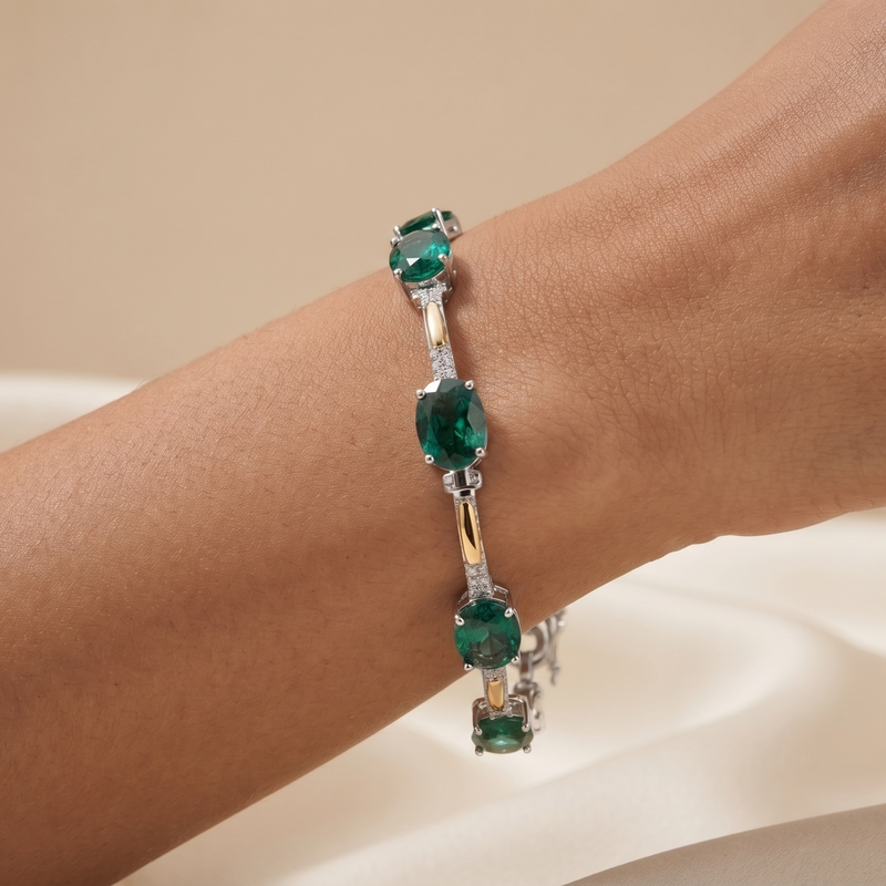 Pulsera Verde Esmeralda