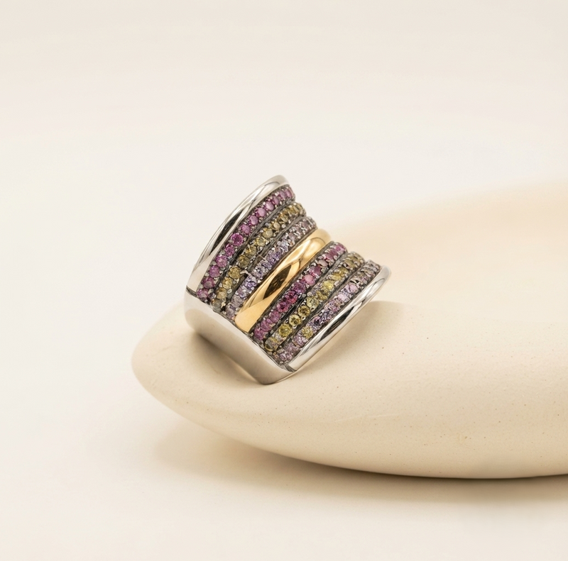 Anillo Merage Oro Plata