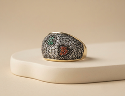 Anillo Dubai Oro Plata