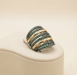Anillo Eclat  Oro Plata