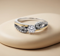 Anillo Amaranta Oro Plata