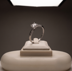 Anillo Halo Eterno Plata 925