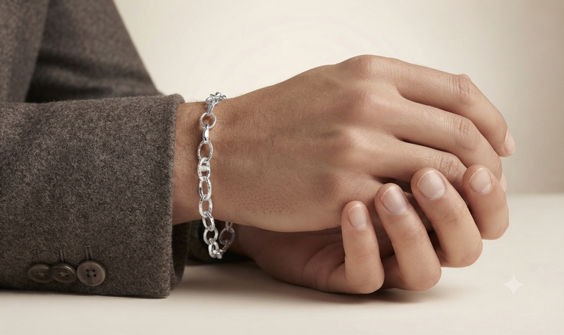 Pulsera Eslabones Ovalados 925