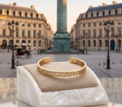Pulsera Hellenic En Oro Laminado