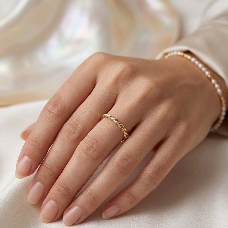 Anillo Lunaris Clasico Oro 18k