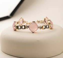 Pulsera Petalo De Cuarzo