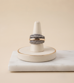 Anillo Etoilé Oro Plata