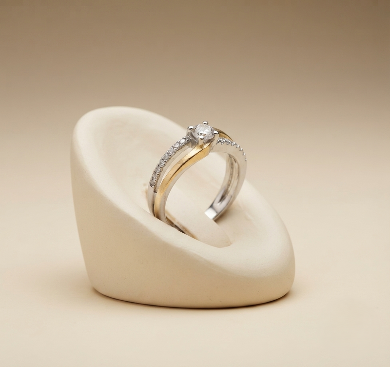 Anillo Londres Oro Plata