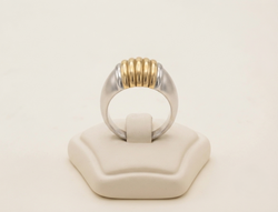 Anillo Noble Oro Plata
