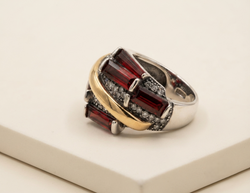 Anillo Sumitt Oro Plata