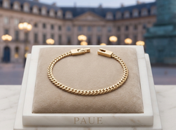 Pulsera Luxe En Oro Laminado
