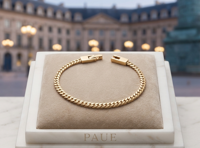 Pulsera Luxe En Oro Laminado