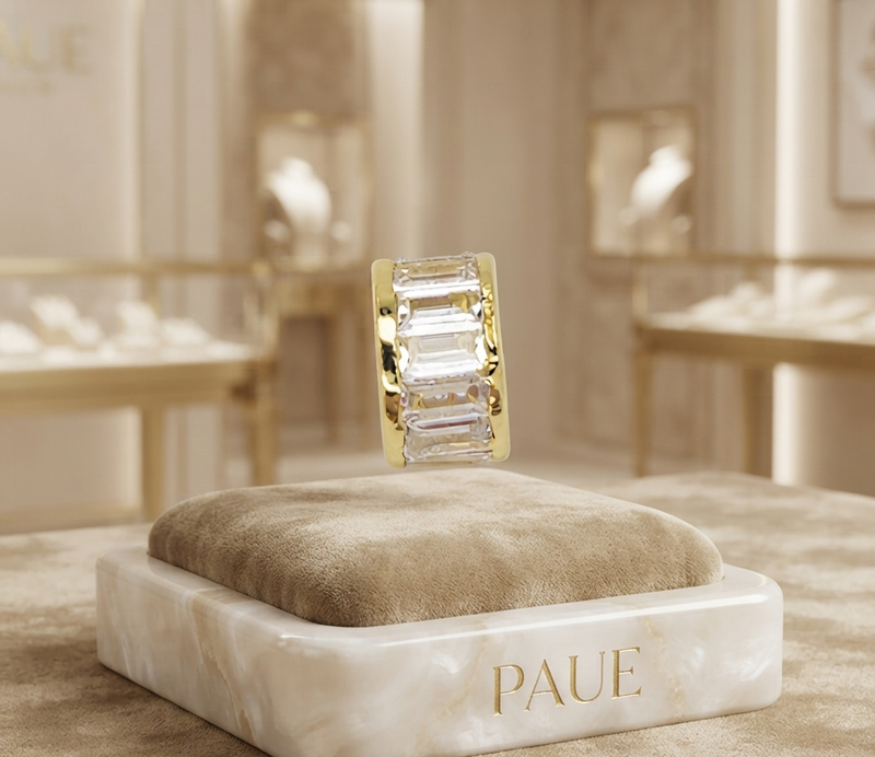 Dije o Sharm Aura Baguette Con Baño En Oro