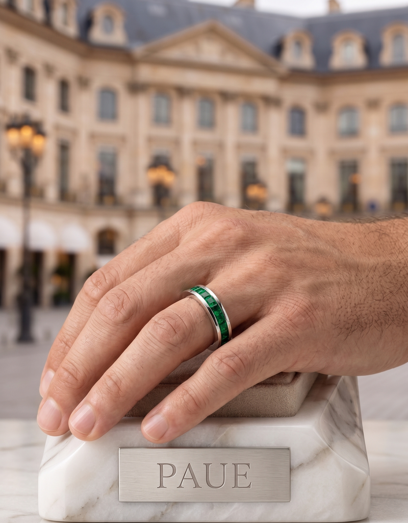 Anillo Esterlin En Oro Laminado Para Hombre