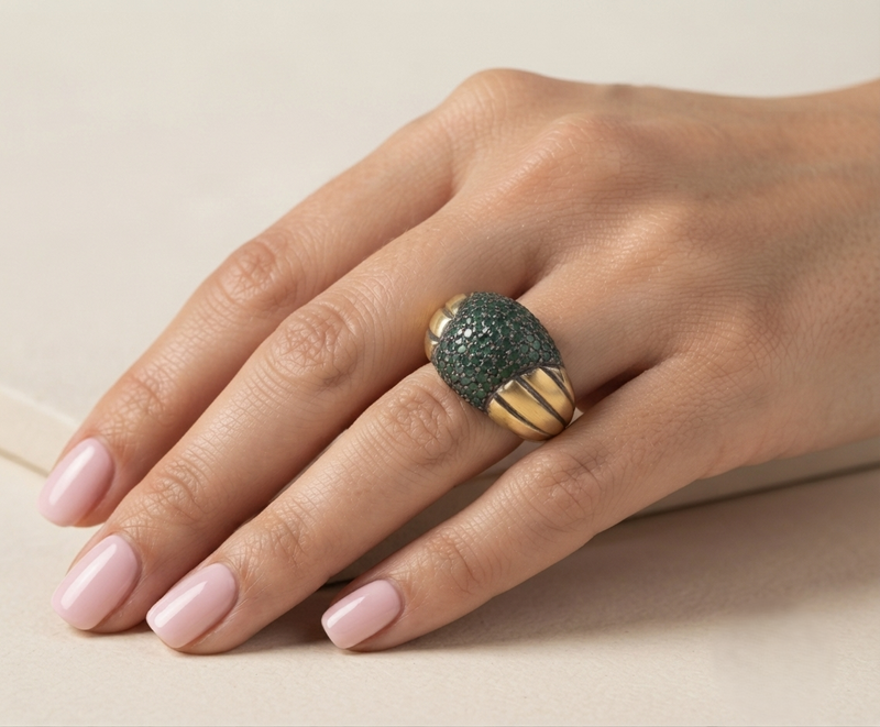 Anillo Meridian Oro Plata