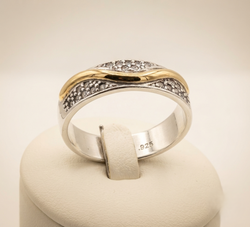 Anillo Garrthet Oro Plata