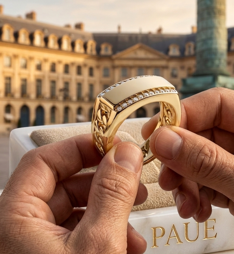 Anillo Legado En Oro Laminado Para Hombre
