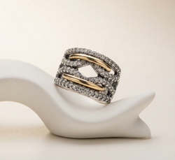 Anillo Camille Oro Plata