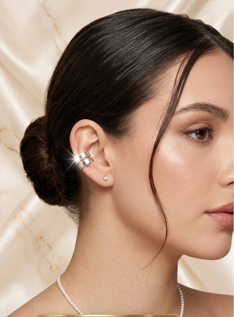 Earcuff  Orbitis En Plata