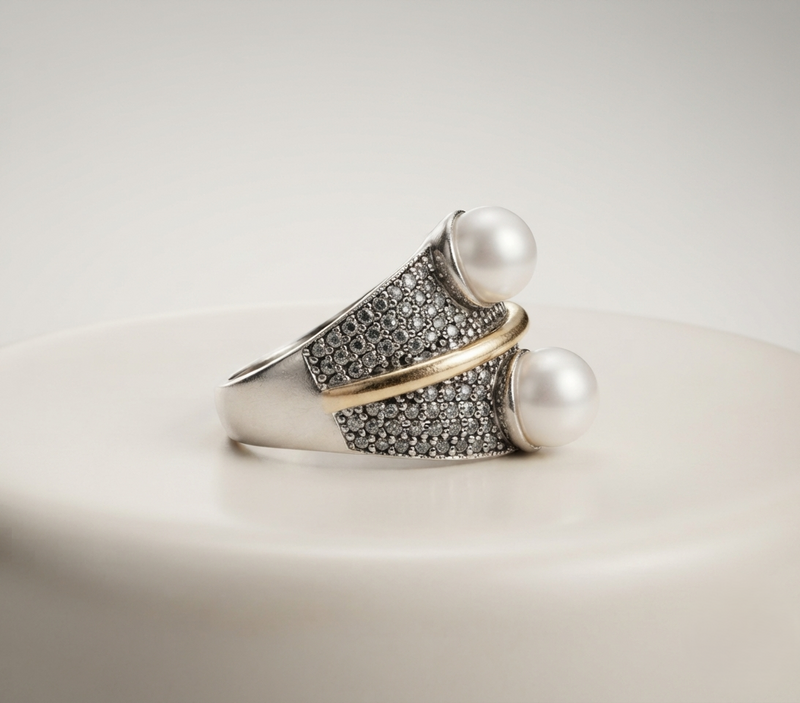 Anillo Elys Oro Plata