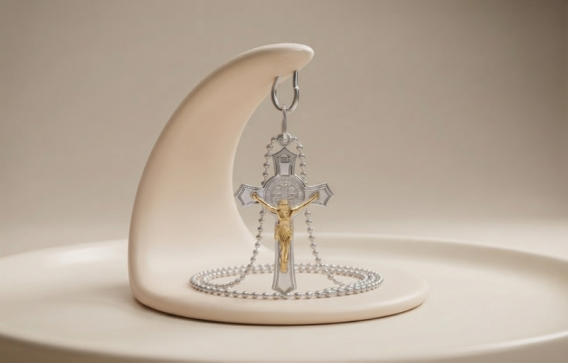 Dije Legado Sagrado Oro Plata