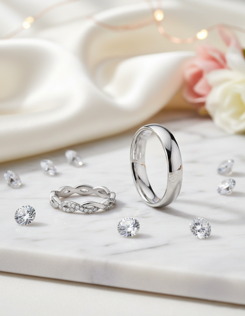 Argollas Cuore Plata 925 Garantía de Por Vida