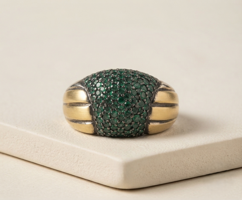Anillo Meridian Oro Plata