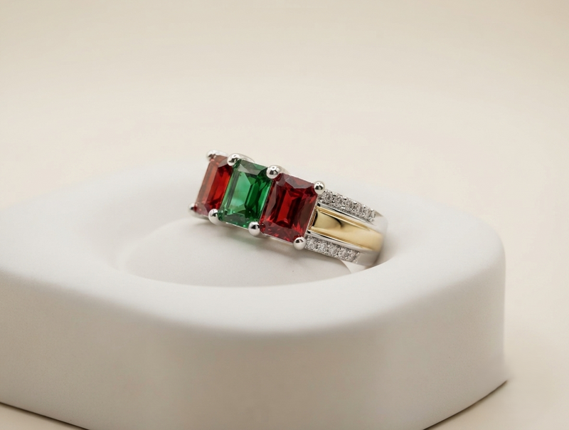 Anillo Duplex Oro Plata