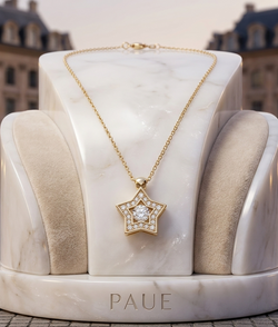 Cadena Estrellita En Oro Plata