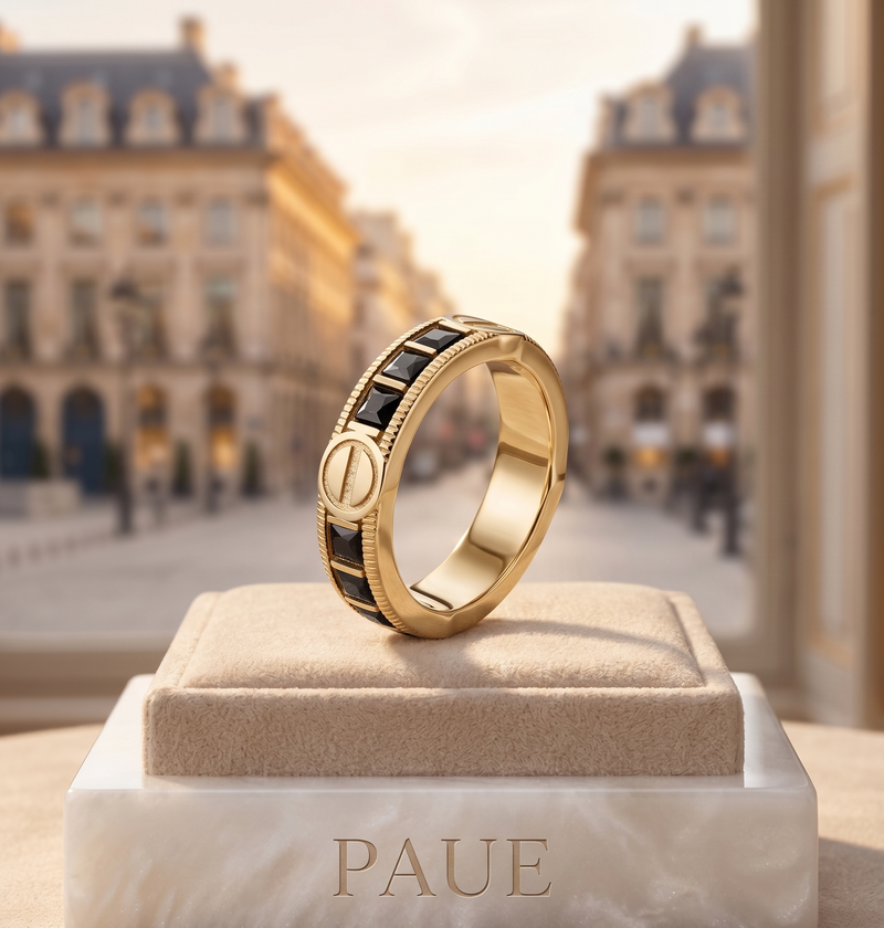 Anillo Monarch En Oro Laminado Para Hombre
