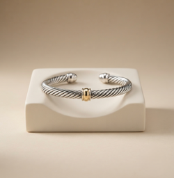 Brazalete Plata Dorada