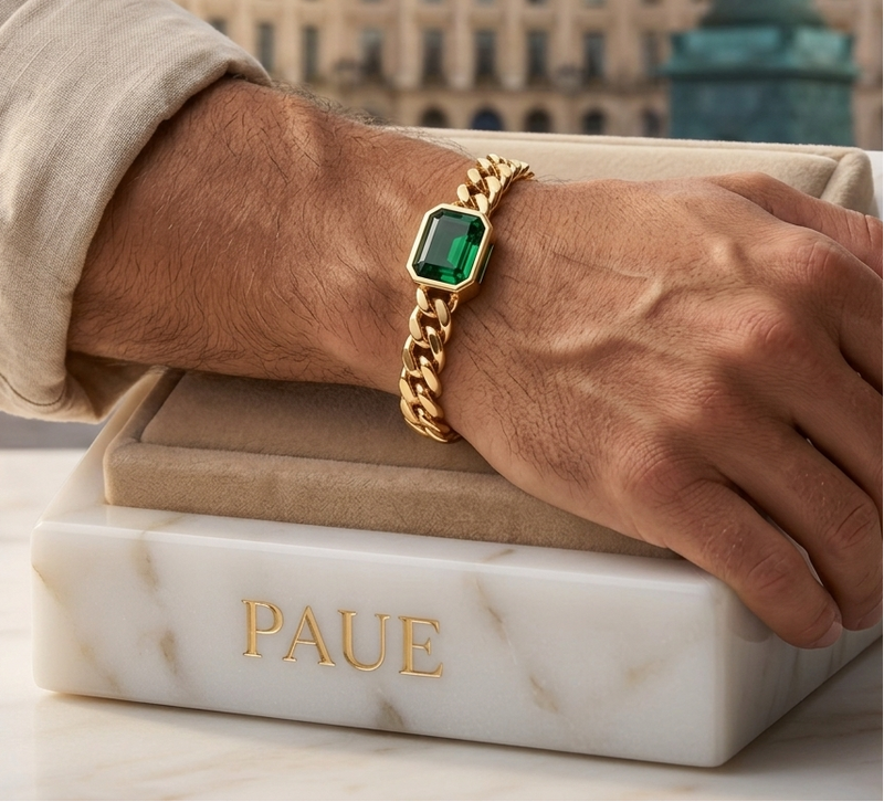 Pulsera Regent En Oro Laminado