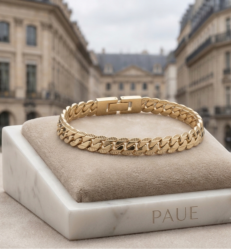 Pulsera Aura En Oro Laminado
