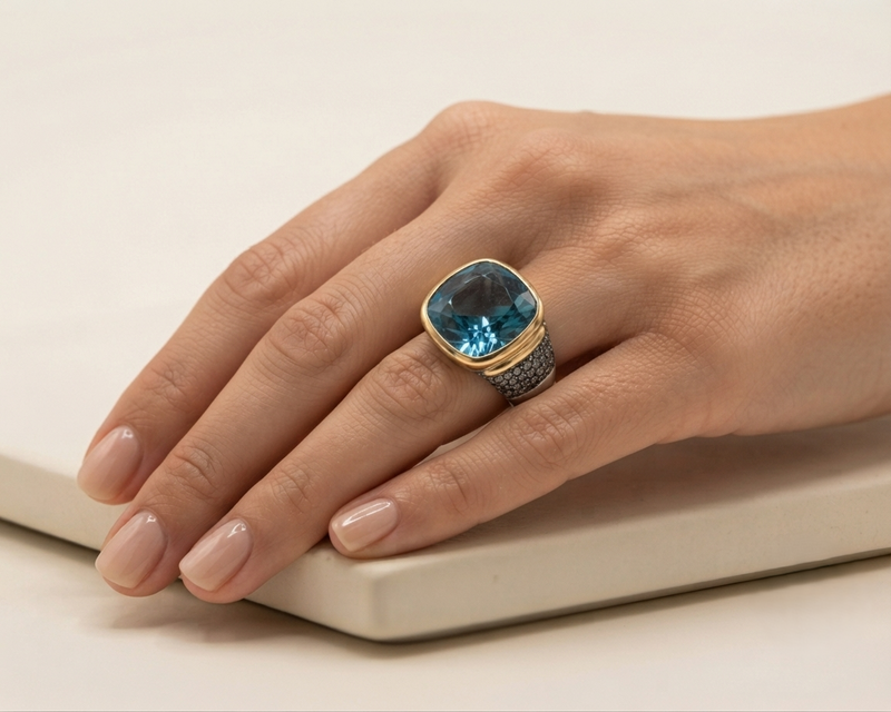 Anillo Silent Oro Plata