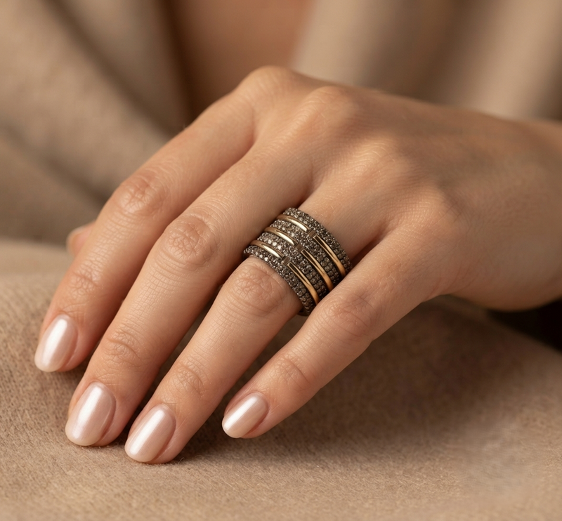 Anillo Villa Oro Plata