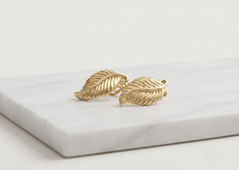 Aretes Agóra De Mujer Chapadas En Oro