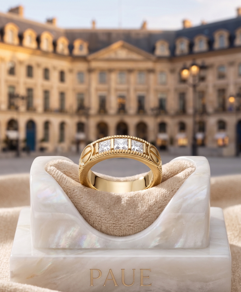Anillo Radiance En Oro Laminado Para Hombre