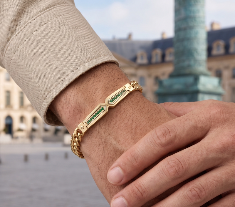 Pulsera  Locué En Oro Laminado