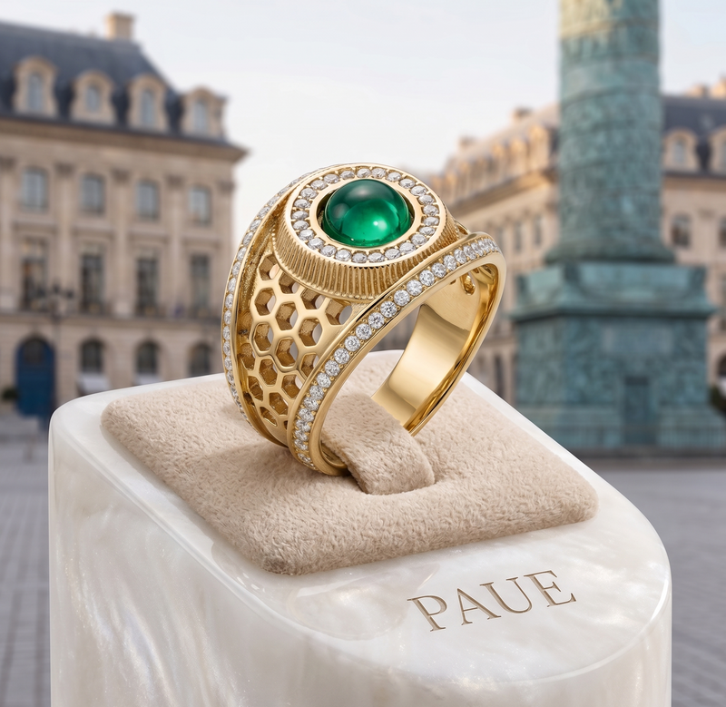 Anillo Honeyy En Oro Laminado Para Hombre