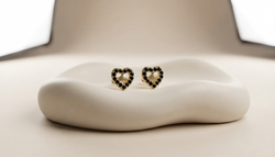 Aretes Pureza De Mujer Chapadas En Oro