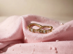 Aretes Seduction Chapadas En Oro