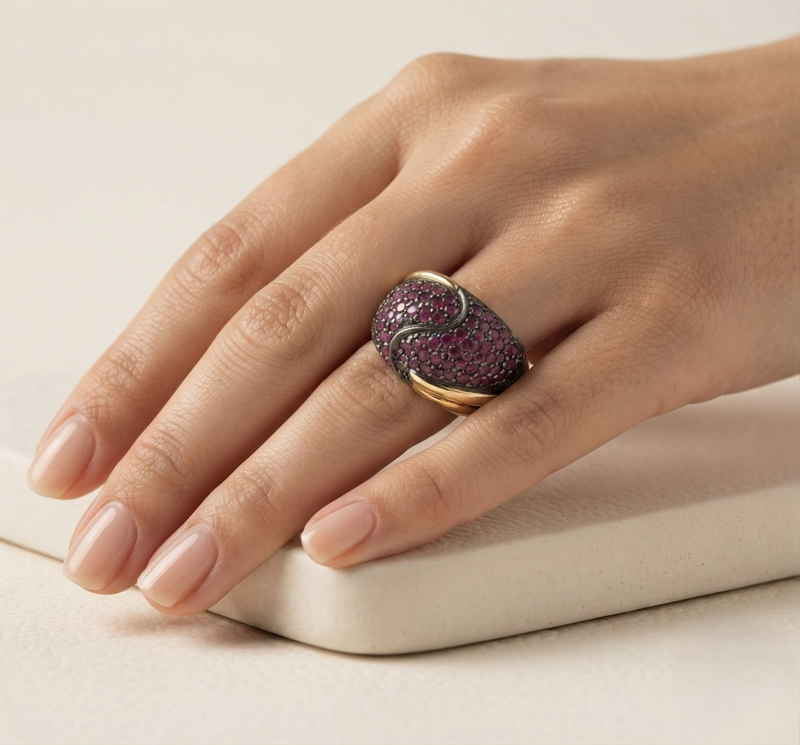 Anillo Radiance Oro Plata