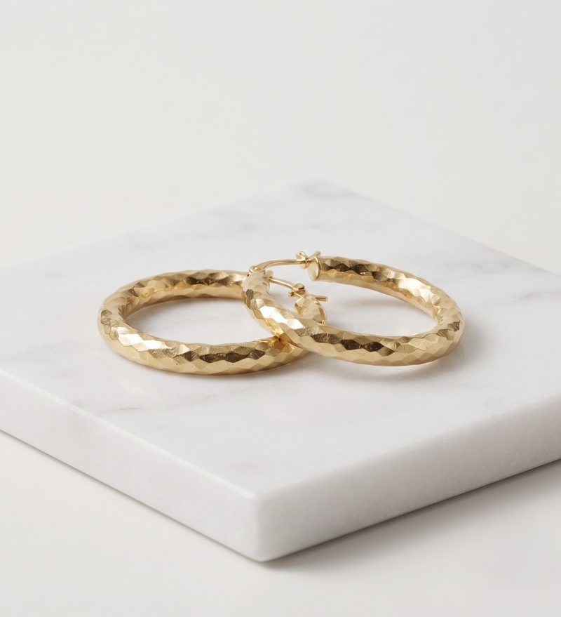 Candongas De Mujer Chapadas En Oro