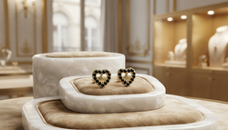 Aretes Pureza De Mujer Chapadas En Oro