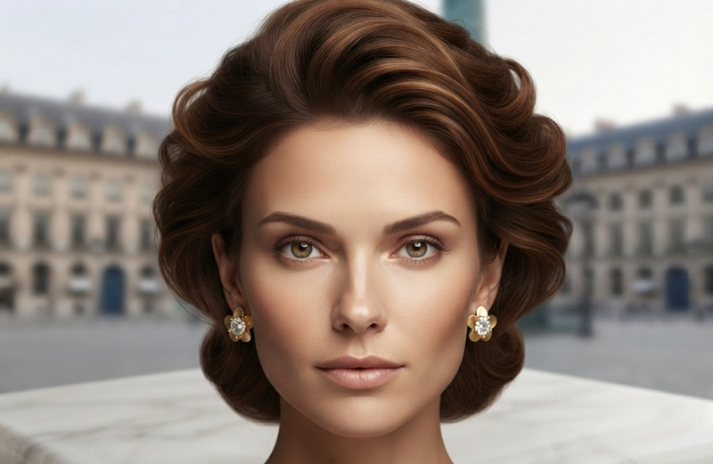 Aretes Rosace En Oro Plata