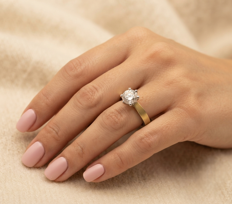 Anillo Sofisticado Oro Plata